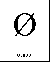 U00D8