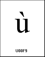 U00F9