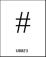 U0023