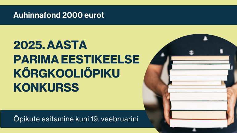 Parim kõrgkooliõpik 2025