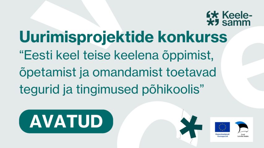 Uurimisprojektide konkurss on avatud