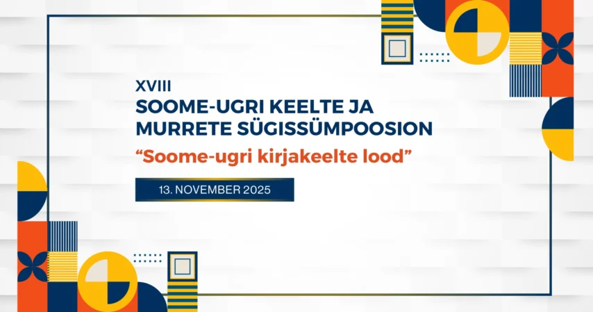 Soome-ugri keelte ja murrete sügissümpoosion