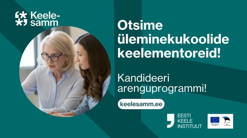 Kandideeri üleminekukooli keelementoriks