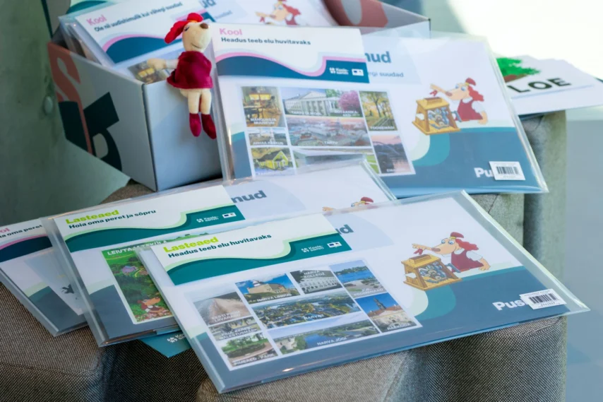 Eesti Keele Instituut tutvustas laste keeleõppeks mõeldud koeratüdruk Lotte õppevara