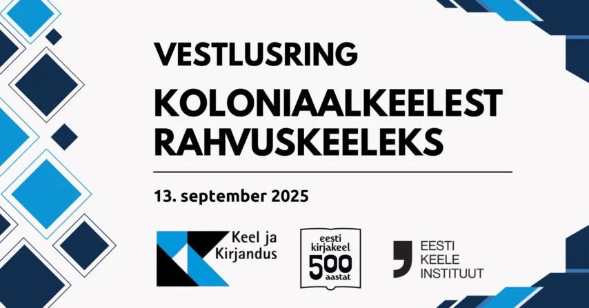 Teemanumbri “Koloniaalkeelest rahvuskeeleks” esitlus