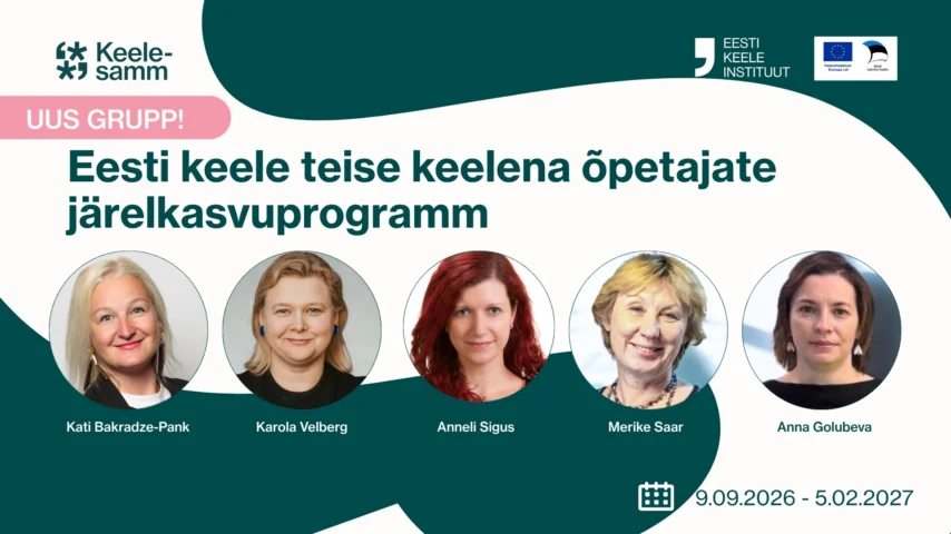 Eesti keele teise keelena õpetajate järelkasvuprogramm