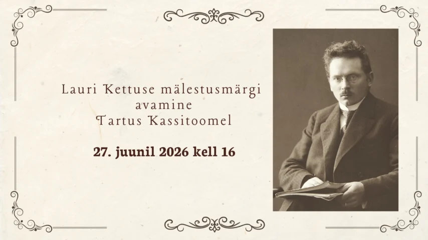 Lauri Kettuse mälestusmärgi avamine