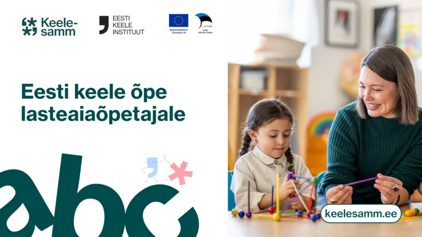 C1-taseme eesti keele õpe lasteaiaõpetajale (Lasnamäe, Tallinn)