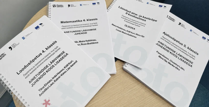 Eestikeelse aineõppe murekohti leevendavad uued praktilised juhendmaterjalid