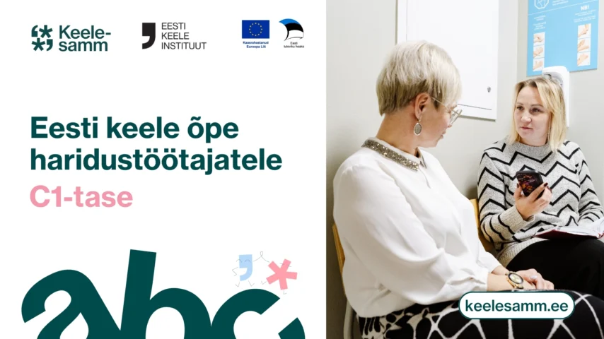 C1-taseme eesti keele õpe haridustöötajatele (Kohtla-Järve)