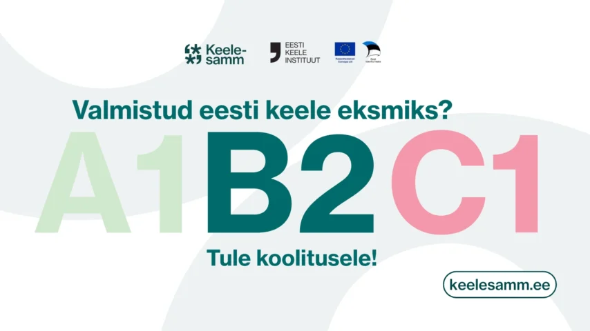 B2-taseme eesti keele tasemeeksamiks harjutamise koolitus (Tallinn)