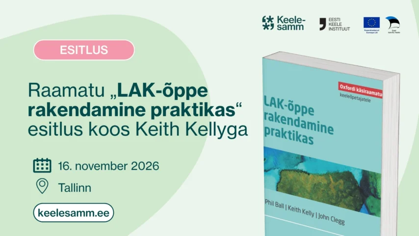 Raamatu esitlus koos Keith Kellyga