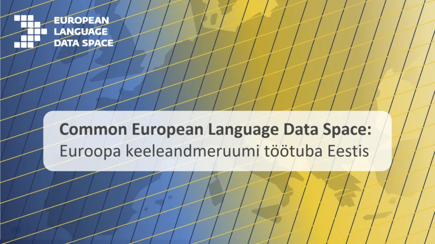 Euroopa keeleandmeruumi töötuba